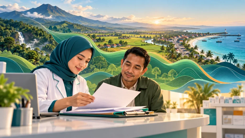 Ilustrasi checklist dokumen untuk persiapan pengambilan obat PRB