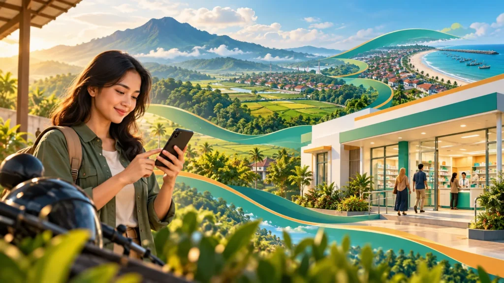 Ilustrasi memeriksa jam operasional apotek sebelum datang