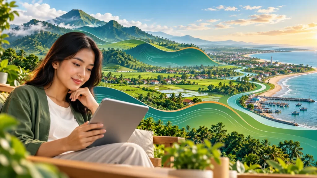 Ilustrasi membaca artikel informasi JKN dan PRB di Subang